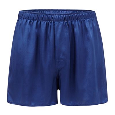 The Collection Blue silk boxers